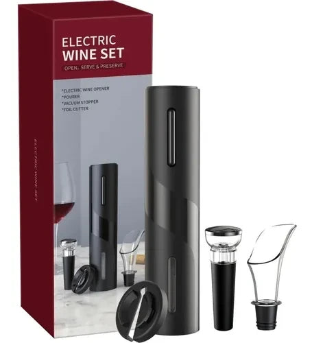 Set Destapador de Vino Electrico