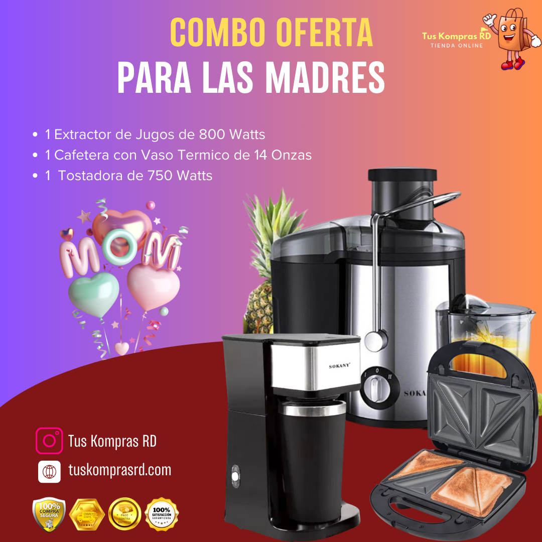 Oferta dia de las Madres Extractor - Cafetera y Tostadora